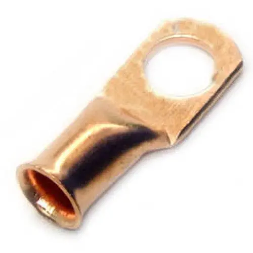 252286 - Copper Lug 1/0Awg Stud 3/8In 9.5Mm W-18.7Mm (2 Pcs/Pkg) 1