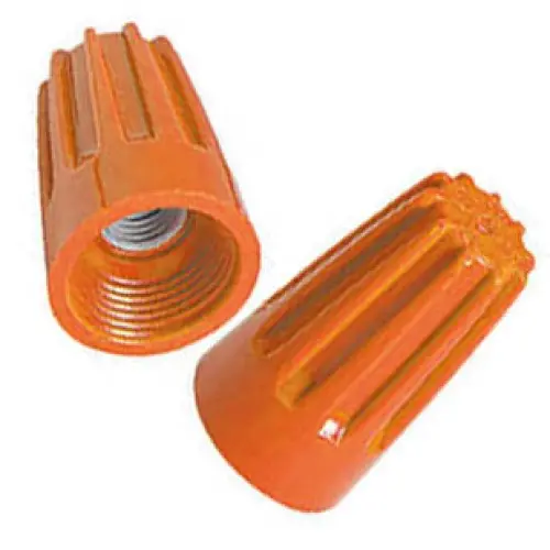169118-100 - Wire Nut 20-14Awg Org  (100 Pcs/Pkg) 1