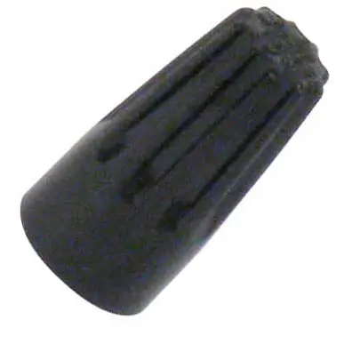 Gqna-2211-2 - Wire Nut 22-16Awg Blk  (2 Pcs/Pkg) 1