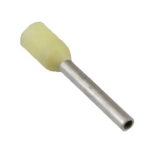 Fer-24-8D - Ferrule 24Awg 8Mm Stem Yellow  (100 Pcs/Pkg) 1