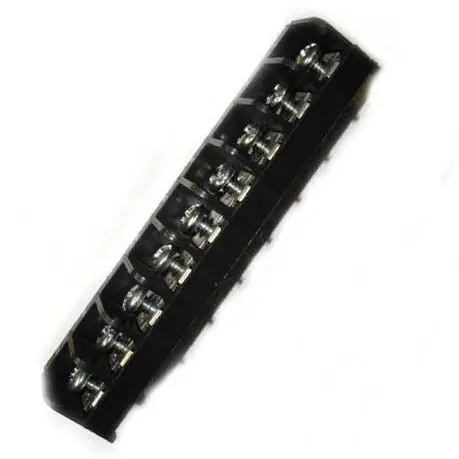 Gtca-9343 - Term Block 9P Pcst 1Row 8Mm Tri Barrier #6-32 17.9Mm Wide 1