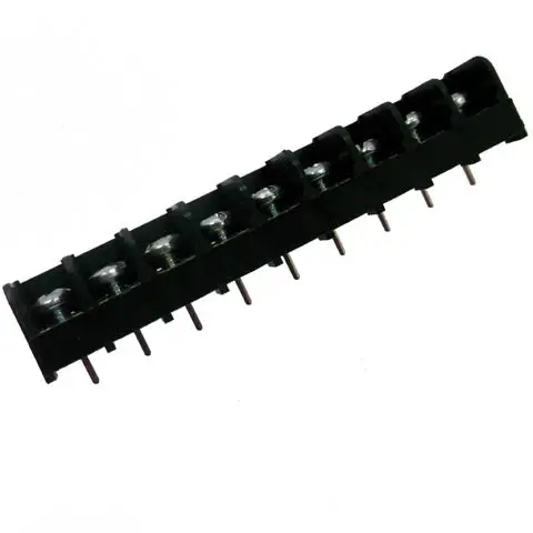 6Pcv-09-883 - Term Block 9P Pcst 1Row 9.5Mm Tri Barrier #6-32 17.9Mm Wide 1