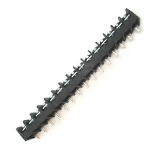 6Pcv-15-203 - Term Block 15P Pcst 1Row 8.2Mm Tri-Barrier #6-32 17.8Mm Wide 1