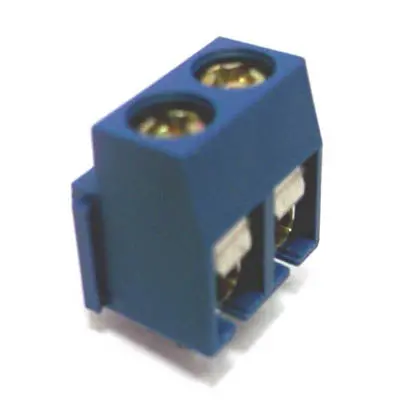 Etb-1102 - Term Block 2P Pcst 5Mm 8.1Mm Wide Blue (3 Pcs/Pkg) 1