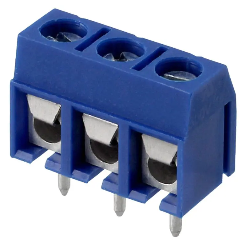 Termb-623030 - Term Block 3P Pcst 5Mm 7.65Mm Wide Blue 1
