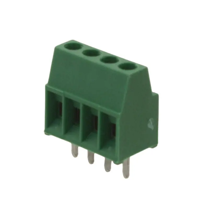 Termb-254004 - Term Block 4P Pcst 2.54Mm 18-30 Awg 6A/125V Grn Side Entry 1