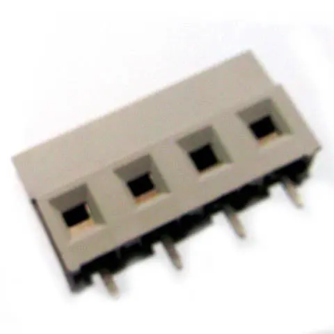 282844-4 - Term Block 4P Pcst 7.5Mm 8.9Mm Wide Grey 12-30Awg 15A/300V 1