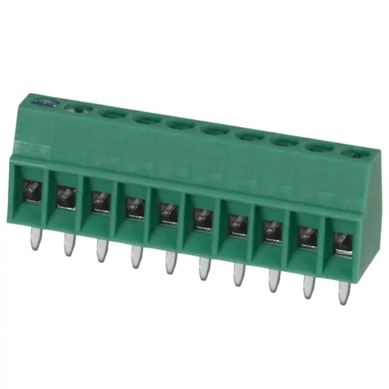Termb-254010 - Term Block 10P Pcst 2.54Mm 18-30 Awg 6A/125V Grn Side Entry 1