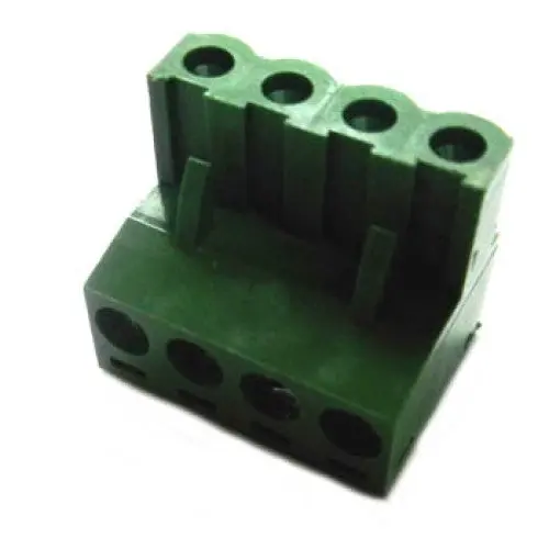 Ex-2Edgk-5.08-4P - Term Block 4P Fem Plug Ra 5.08Mm 28-12Awg 10A/300V 9Mm Wide 1