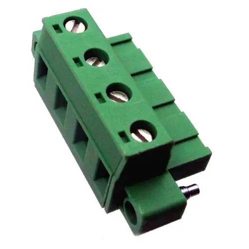 1858785 - Term Block 4P Fem Plug Ra 7.62Mm 24-12Awg 12A/400V 10Mm Wide 1