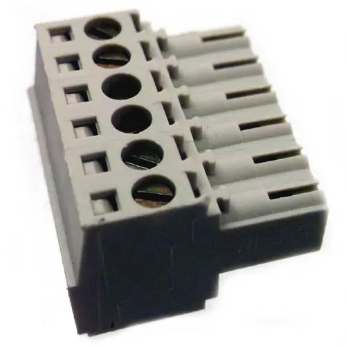 1620490000 - Term Block 6P Fem Plug Ra 3.5Mm 22-14Awg 10A/300V 9.4Mm Wide 1
