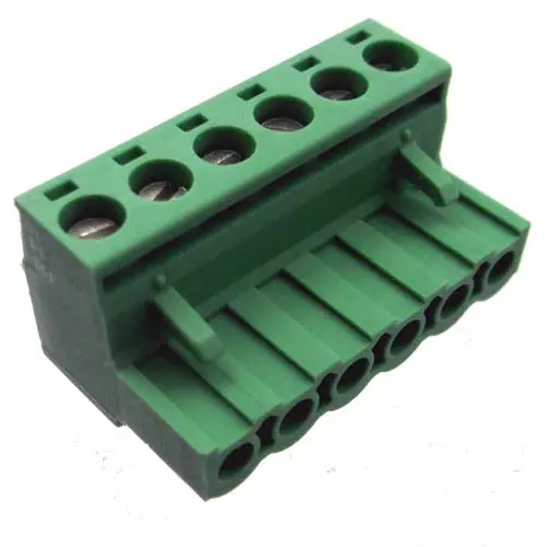 1757051 - Term Block 6P Fem Plug Ra 5.08Mm 24-12Awg 10A/250V 10Mm Wide 1