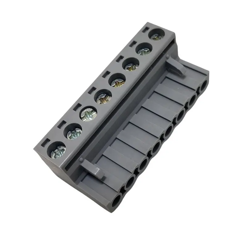 Bcp-508-8 Gy - Term Block 8P Fem Plug Ra 5.08Mm 30-12Awg 15A/300V 10Mm Wide Gry 1