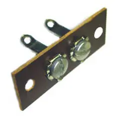 Gwac-0115-4 - Term Strip 2P Solder Lug Bakelite Base (4 Pcs/Pkg) 1