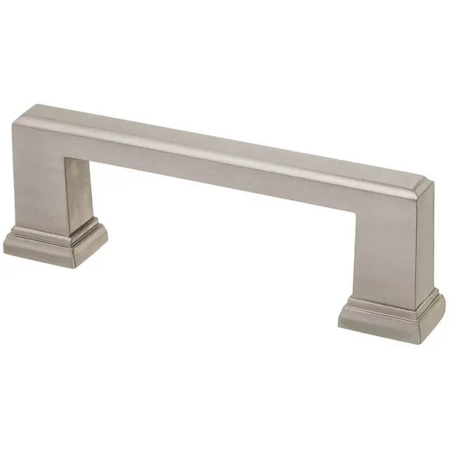 40933 - Handle For Cabinet 3X3.75In Satin Nickle Finish 1