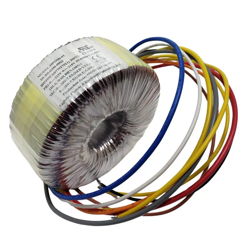 Hp03000-01 - Txfr Toroidal 300Va 2X 0-115Vac 2X 0-20Vac 7.5A 1