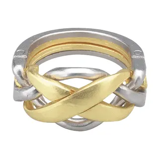 Hy13 - Ring Puzzle-Hanayama Cast Metal Level 4 1