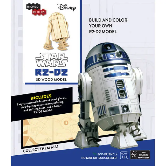 I-980279 - Star Wars R2-D2 3D Wood Model 1