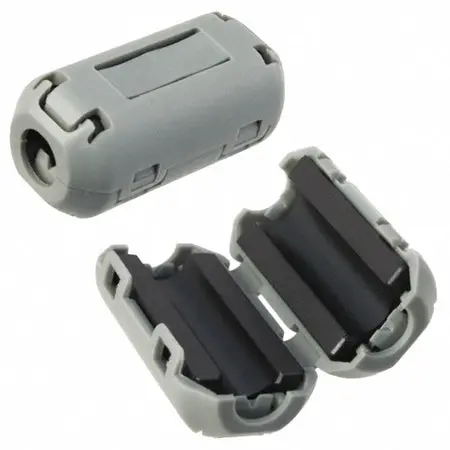Zcat1325-0530A - Ferrite Core Emi Supp 5Mm Id 25Mm Long Grey Clipon For Cable 1
