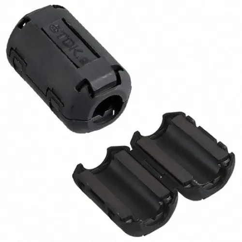 28A3851-0A2 - Ferrite Core Emi Supp 13Mm Id 38.9Mm Long Blk Clamp-On 1