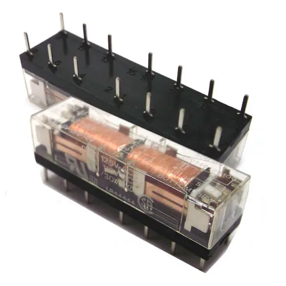 Ds4-M-Dc6v - Relay Dc 6V 4P2t .5A 14P Pc Dip .6A/125Ac/110Dc 2A/30Vdc 1