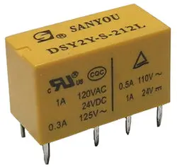 Orz-Sh-224L - Relay Dc 24V 2P2t 1A 8P Pcmt 1