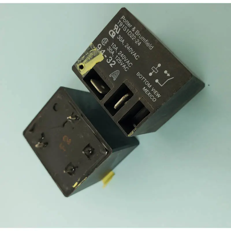 T91s1d22-24 - Relay Dc 24V 1P1t 40A No 30A/125Vac/240Vac 10A/240Vac 1