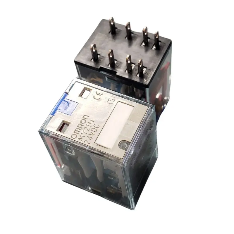 My2in-24Vdc - Relay Dc 24V 2P2t 5A 8P Sol/Skt 10A/25Vac/3Vdc 1