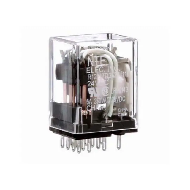 R12-17A3-24 - Relay Ac 24V 4P2t 5A 14P Sol/Skt 5A/250Vac/30Vdc 1