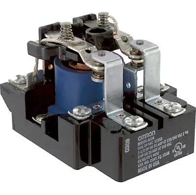 Mgn2c-Ac240 - Relay Ac 240V 2P2t 30A Square 30A/120Vac/240Vac 20A/600Vac 1