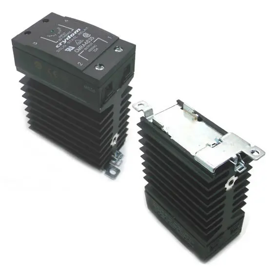 Cmra4835 - Relay Ssac 90-140V 35A/48-530Vac Din Rail Heatsink Mt 1