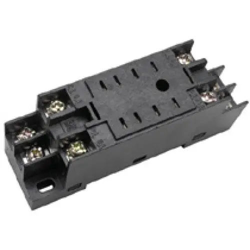 Pyf08a-E - Relay Socket 8P Sqr Screw 5A 25Vac/28V Chmt/Din Rail 1