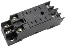 01000 - Relay Socket 8P Sqr Screw Chmt/ Din Rail 1