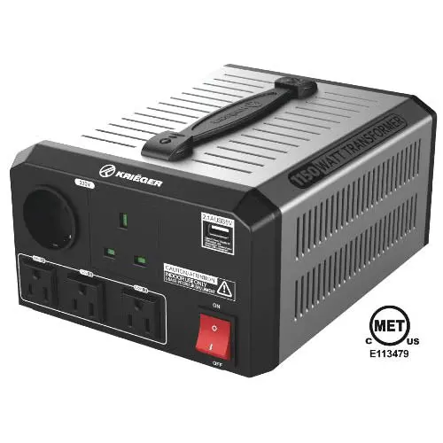 Ult1150 - Txfr Stepup/Down 110/220 1150W W/3 Us 1 Euro Type Outlet 1