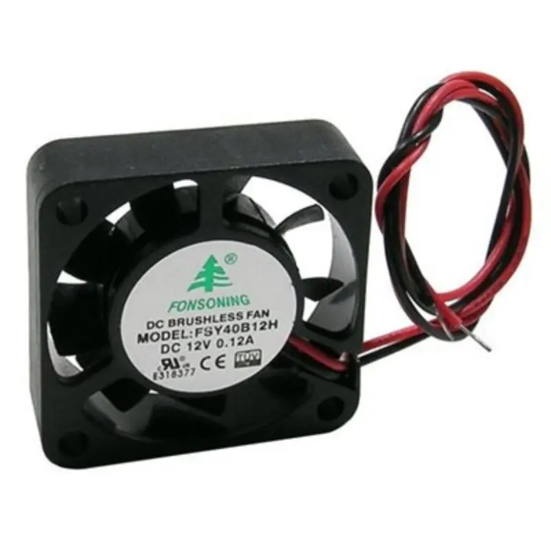 59-247-0 - Fan Dc 12V 1.5X.4In 1.44W W/Wire 6.4Cfm 25Dba 6600Rpm Ballbearing 1