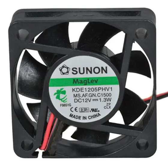Kde1205phv1 With 2 Wires - Fan Dc 12V 2X1inch 1.3W With 2 Wires 1