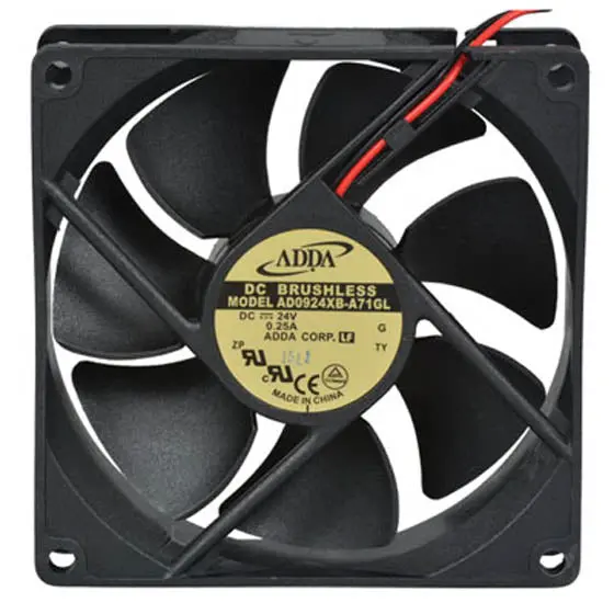 Ad0924xb-A71gl - Fan Dc 24V 3.6X1in .25A W/2Wire Cfm:3800 Rpm:66.9 Noise:42.6Dba 1