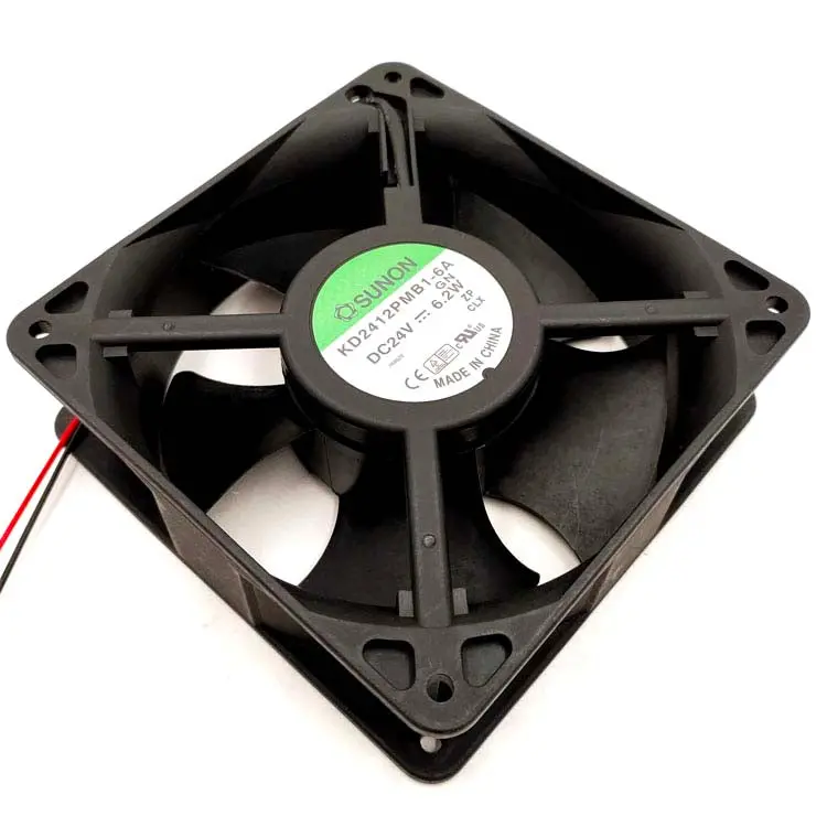 Kd2412pmb1-6A - Fan Dc 24V 4.7X1.5In 280Ma With 2 Wires 108Cfm 3100Rpm 42Db 6.2W 1