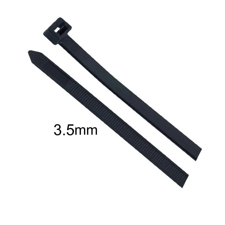 46-206Uvbm - Cable Tie Blk 6In 30Lb Width 3.5Mm (1000 Pcs/Pkg) 1