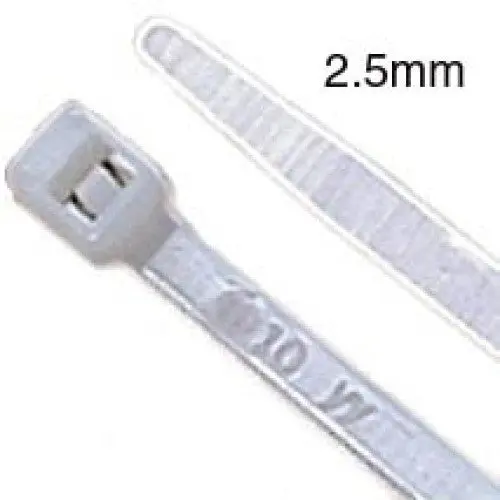 Jg-150X2.5K - Cable Tie Nat 6In 18Lb Width:2.5Mm (1000 Pcs/Pkg) 1