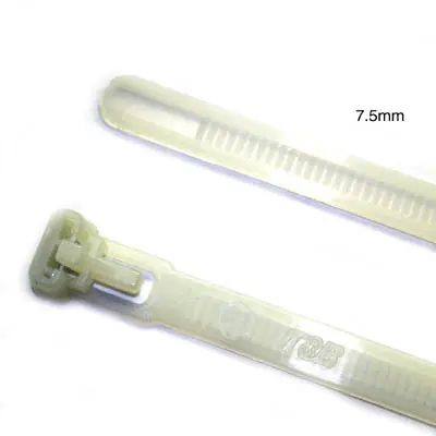 Mr-10702 - Cable Tie Releasable Nat 7.5In 50Lb Width 7.6Mm (15 Pcs/Pkg) 1