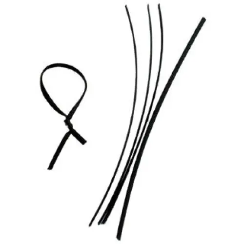 34-106-0 - Twist Tie 6Inx.1In Blk  (1000 Pcs/Pkg) 1