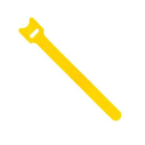 900-098-Yl - Velcro Hook And Loop Tie Yellow 8In  (25 Pcs/Pkg) 1