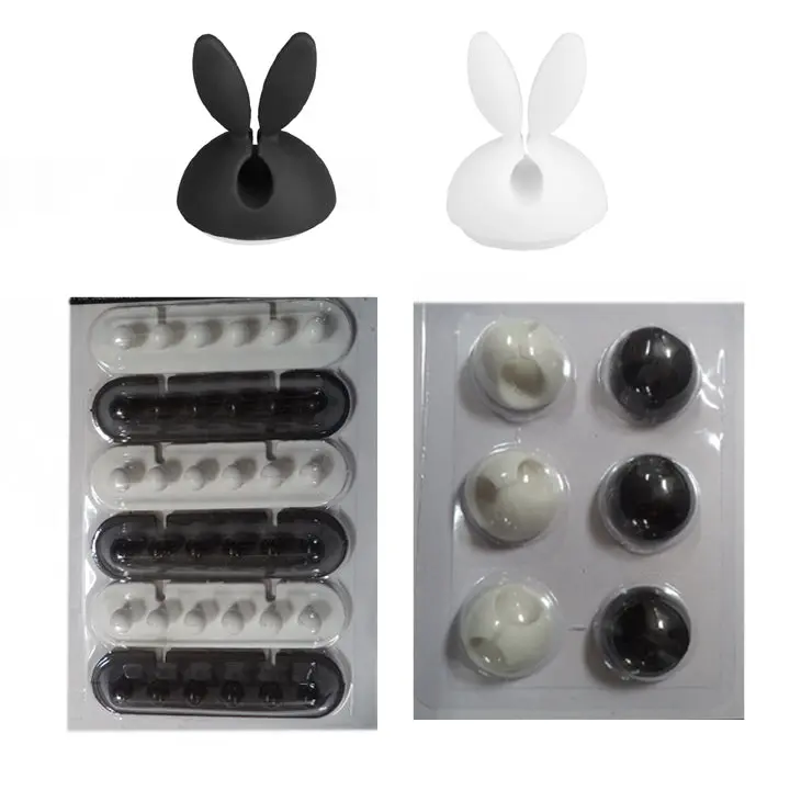 86998 - Cord Keeper Black/White 6Pcs/Pk Assorted Design 1