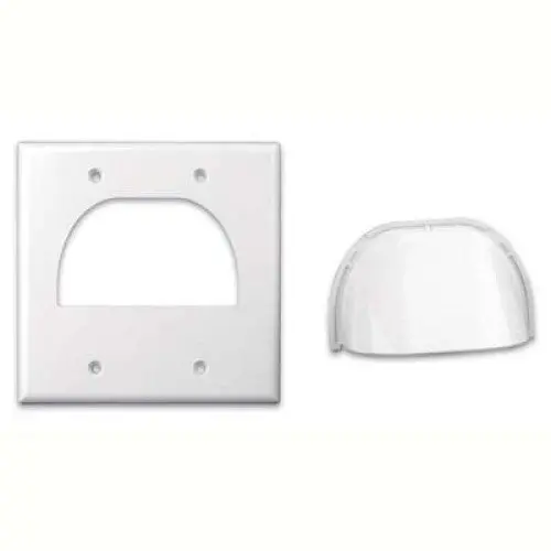 120624X - Wall Plate For Bulk Cable Dual Reversible Design White 1