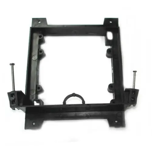 Lvn2 - Wall Plate Mounting Brackets Blk Dual Fits Into 1/4-1In New Wall 1