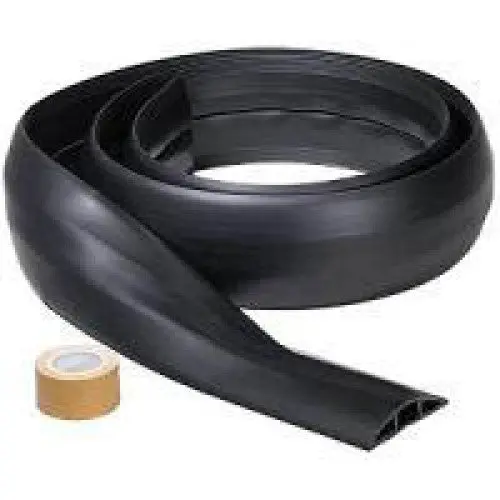 7316-Bk - Floor Cord Cover Kit 2.5Inx15ft Blk With 2 Tape 1
