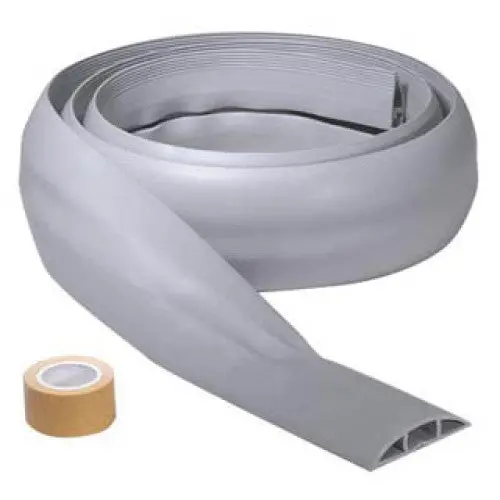Wc318 - Floor Cord Cover Kit 2.5Inx15ft Grey With Tape 1