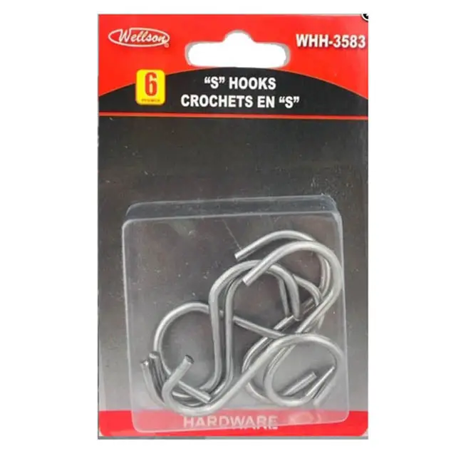 Whh-3583 - S Hook  (6 Pcs/Pkg) 1
