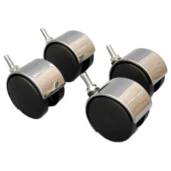 1425P - Caster Twin Nylon 2.37In Swivel 2.75In(H) 5/16-18 Thread (4 Pcs/Pkg) 1